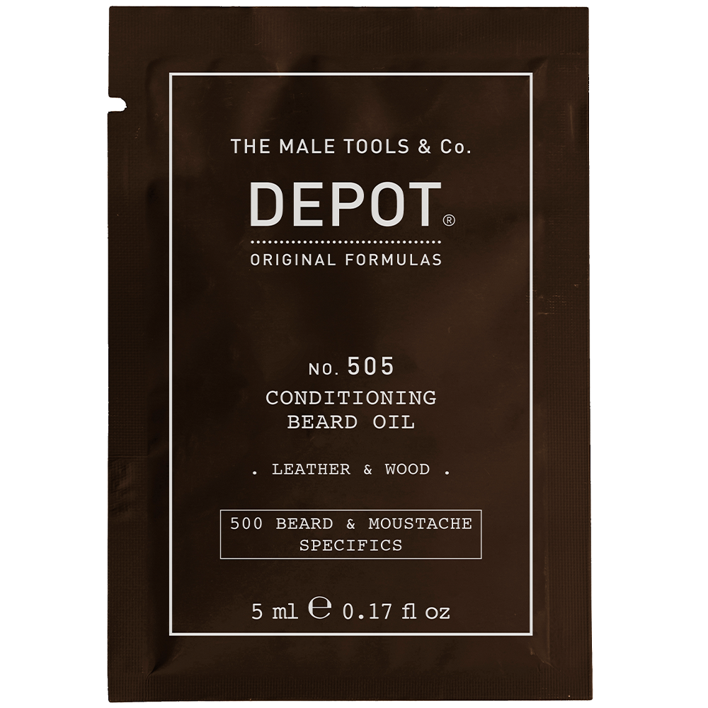 No.505 Conditioning Beard Oil - Leather + Wood 30ml