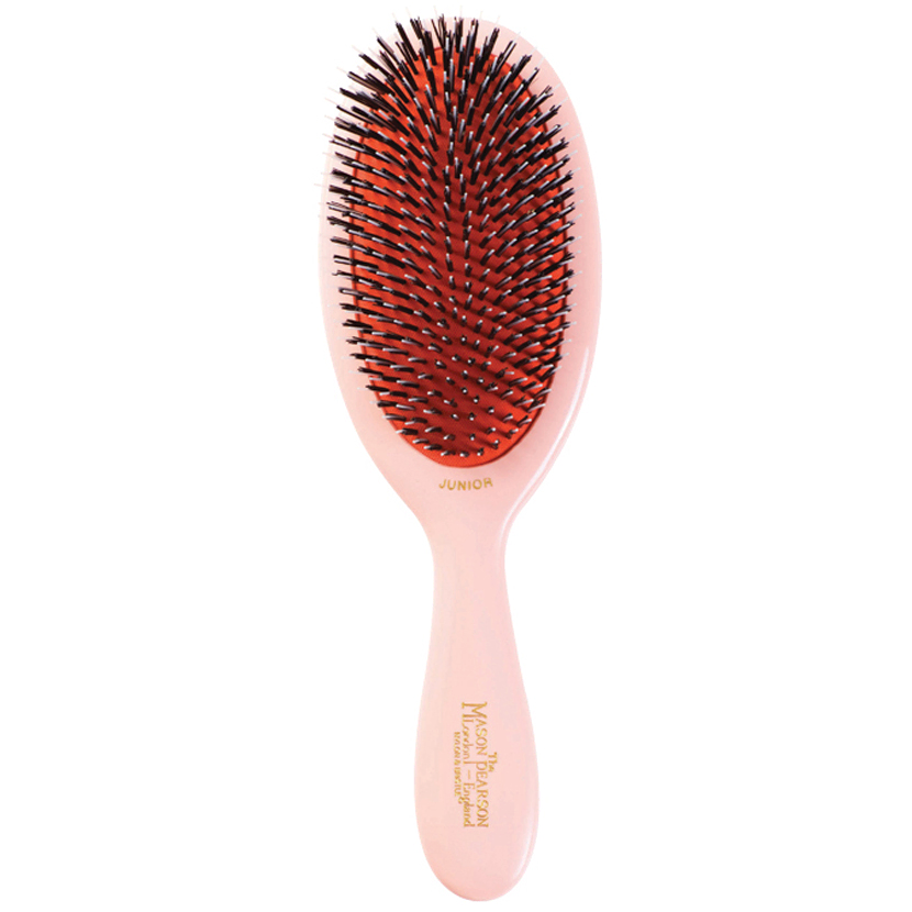 Junior Brush Pure Bristle & Nylon Mix Pink