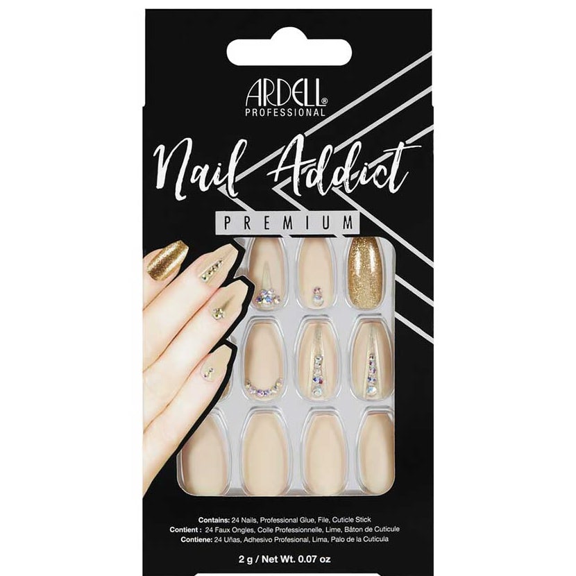 Nail Addict Nude Jeweled