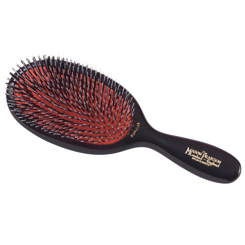 Popular Brush Pure Bristle & Nylon Mix Black