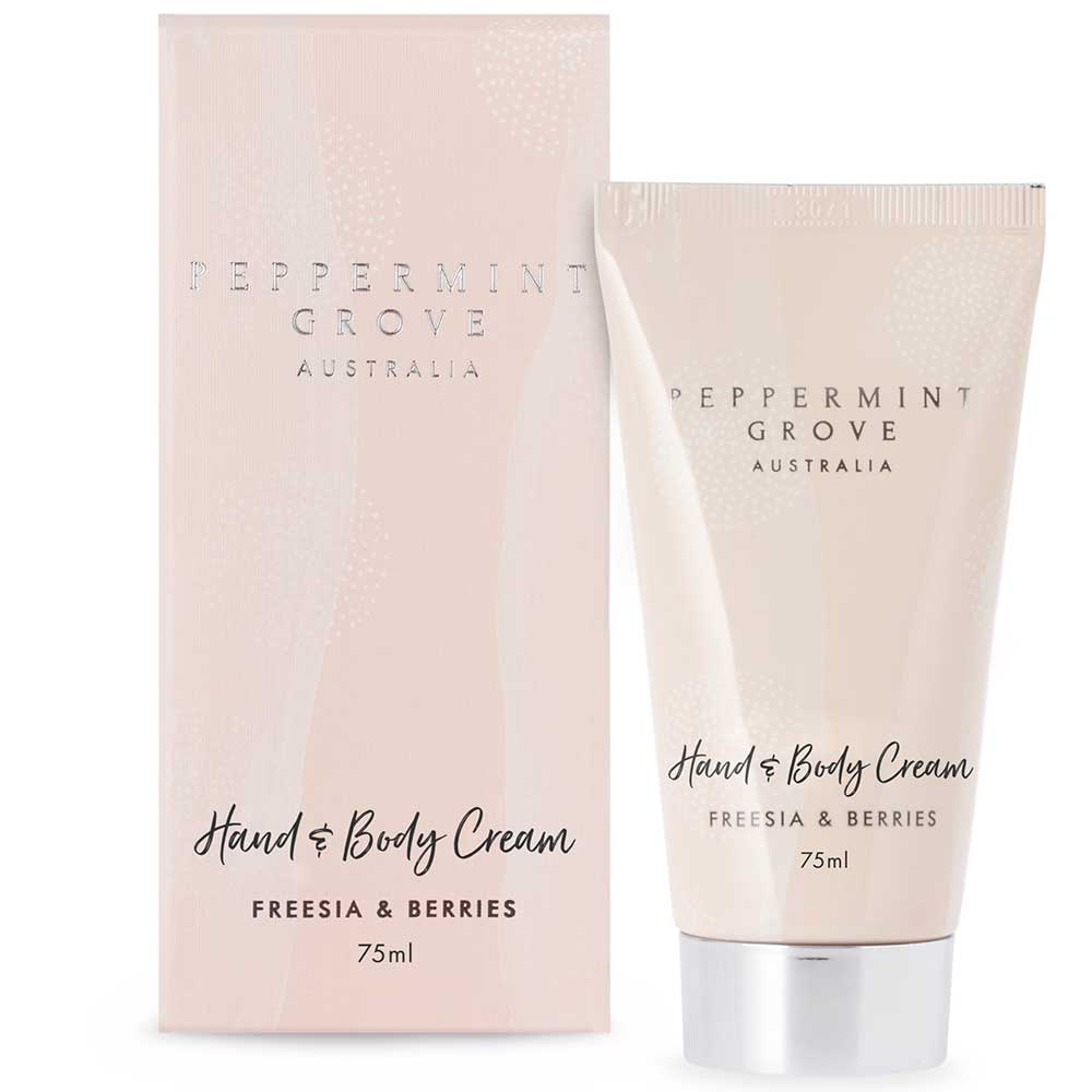 Peppermint Grove Freesia & Berries - Hand & Body Cream 75ml