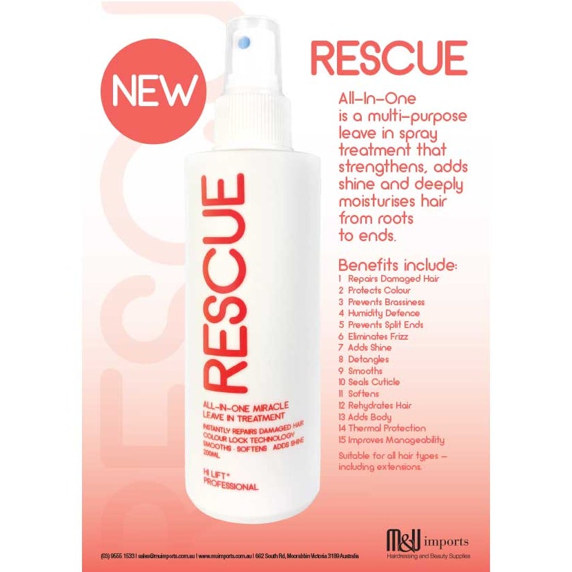 Rescue Spray All-In-One Miracle Leave In Treatment 200ml