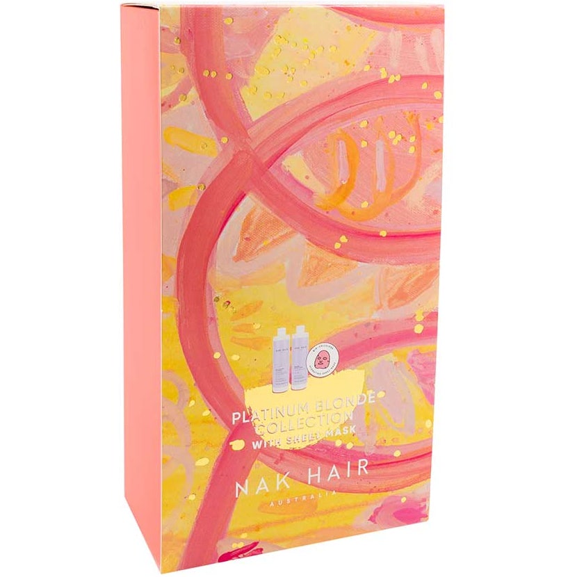 Holiday Platinum Blonde Duo with Face Mask