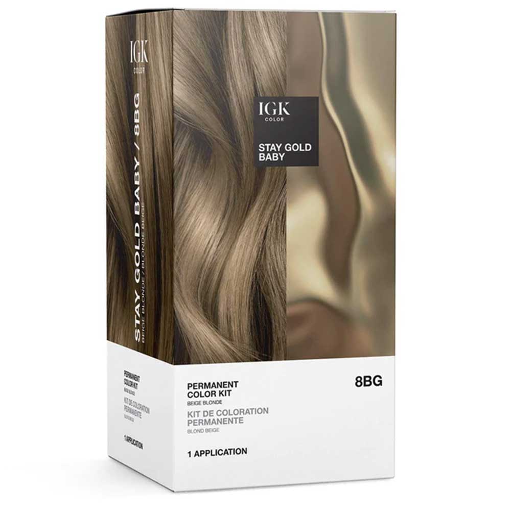IGK Permanent Color Kit Stay Gold Baby- Beige Blonde