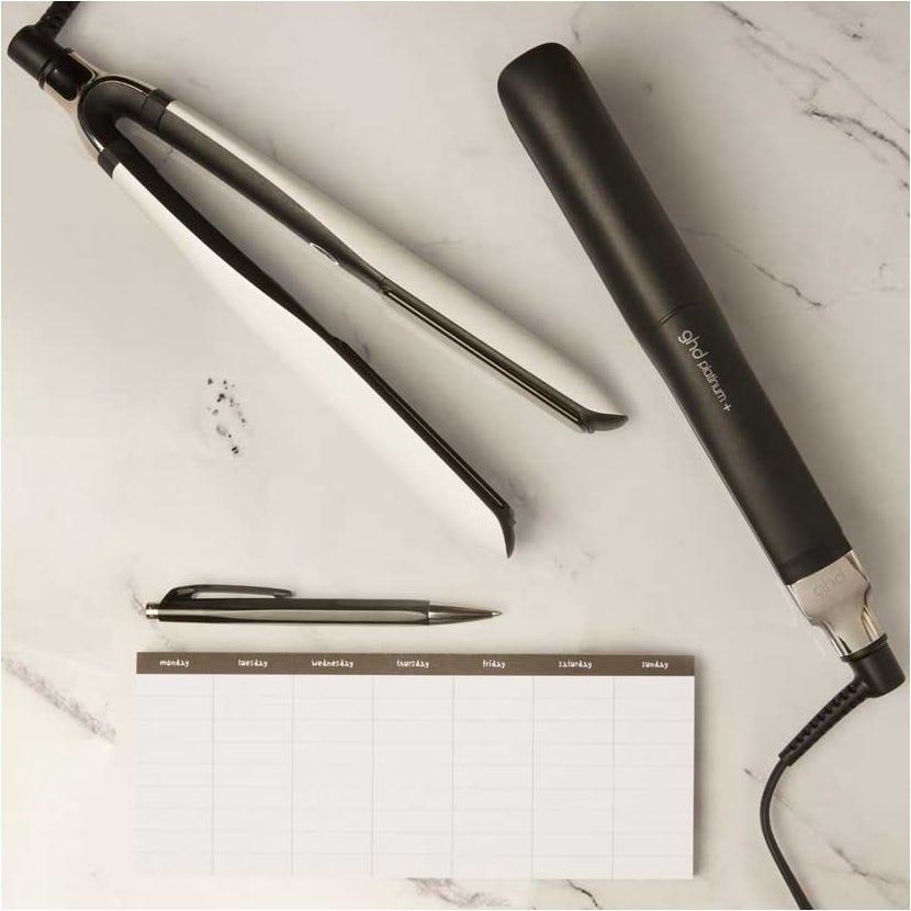 Platinum+ Hair Straightener In White