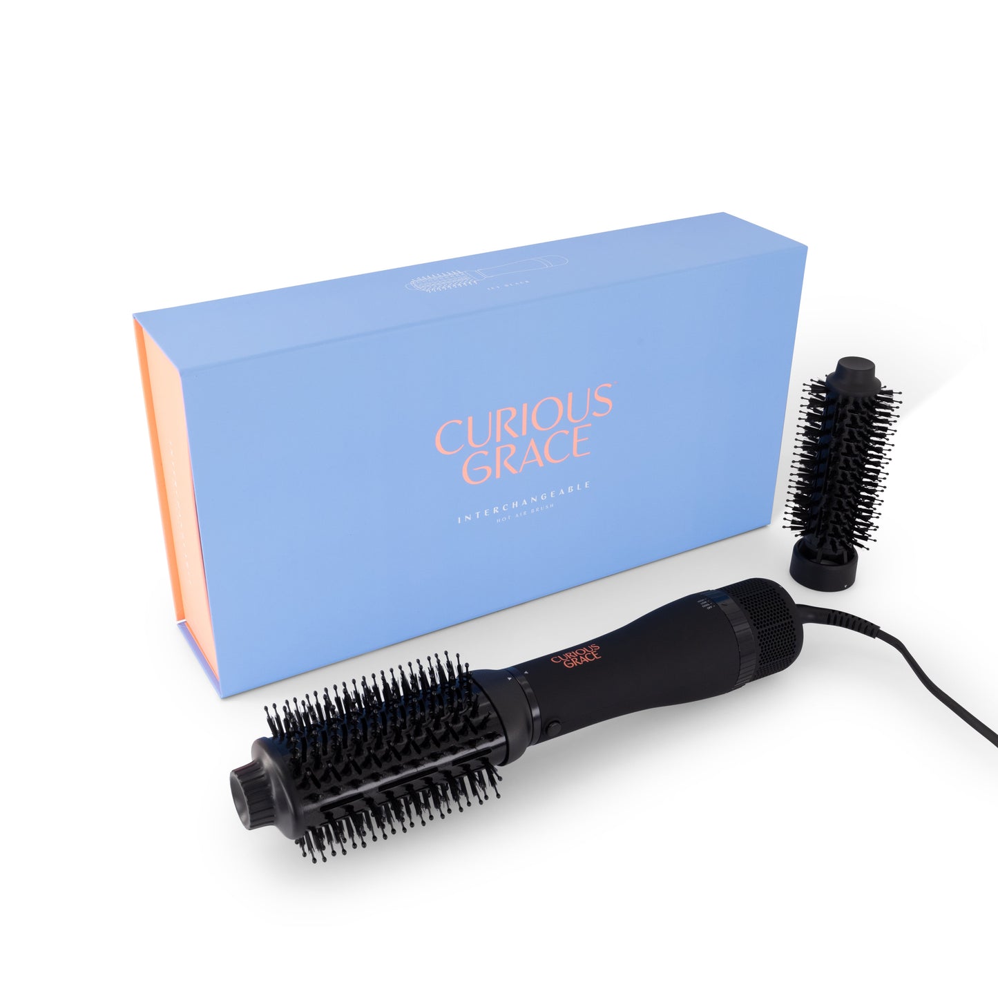 Interchangeable Hot Air Brush - Jet Black