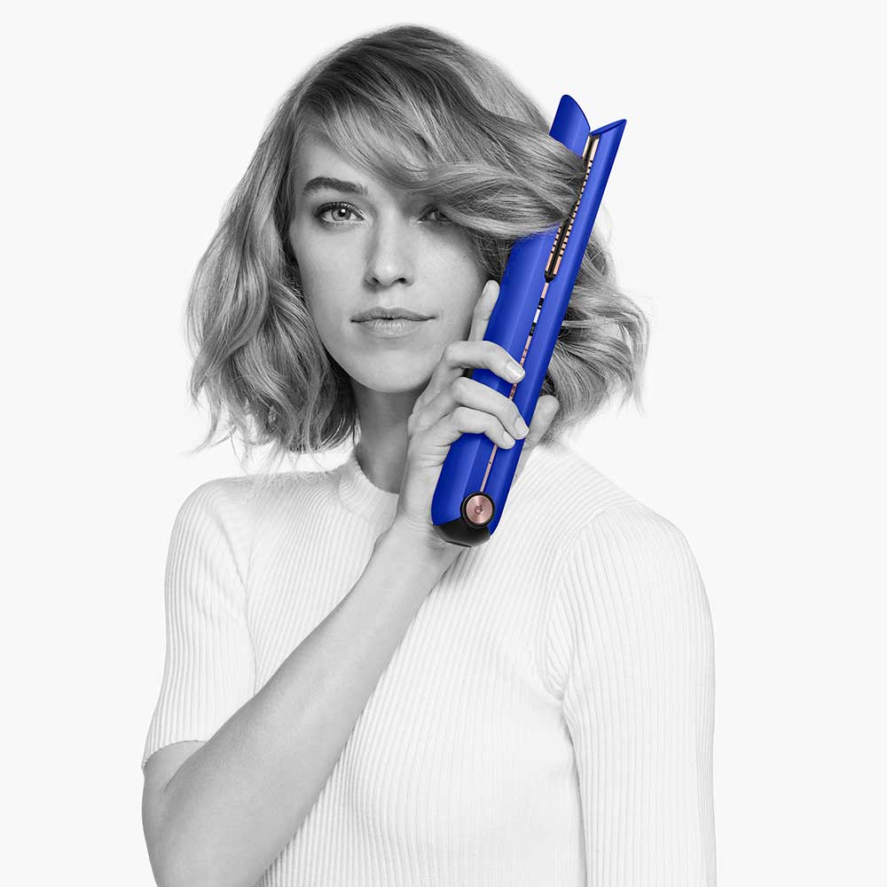 Corrale Cordless Straightener In Blue/Blush