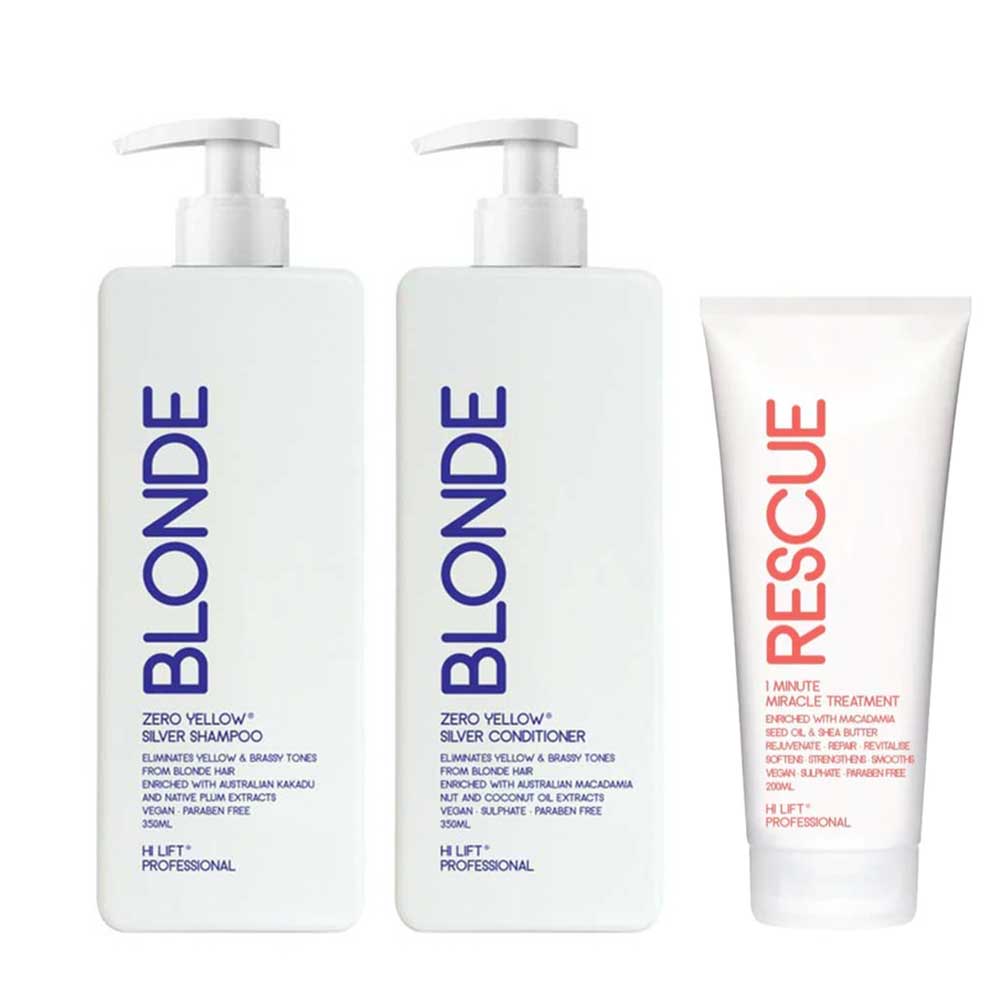 Blonde Duo with Hi Lift Rescue Tube Miracle Treatment 200ml