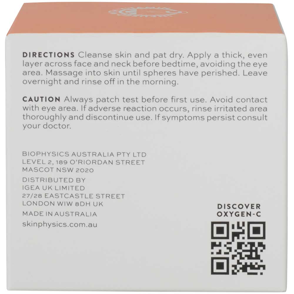 Oxygen-C Brightening Sleep Mask 50ml