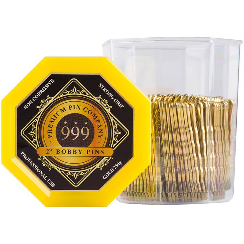 Bobby Pins Tub 2" Gold - 250g