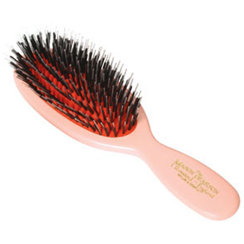 Pocket Brush Pure Bristle & Nylon Mix Pink