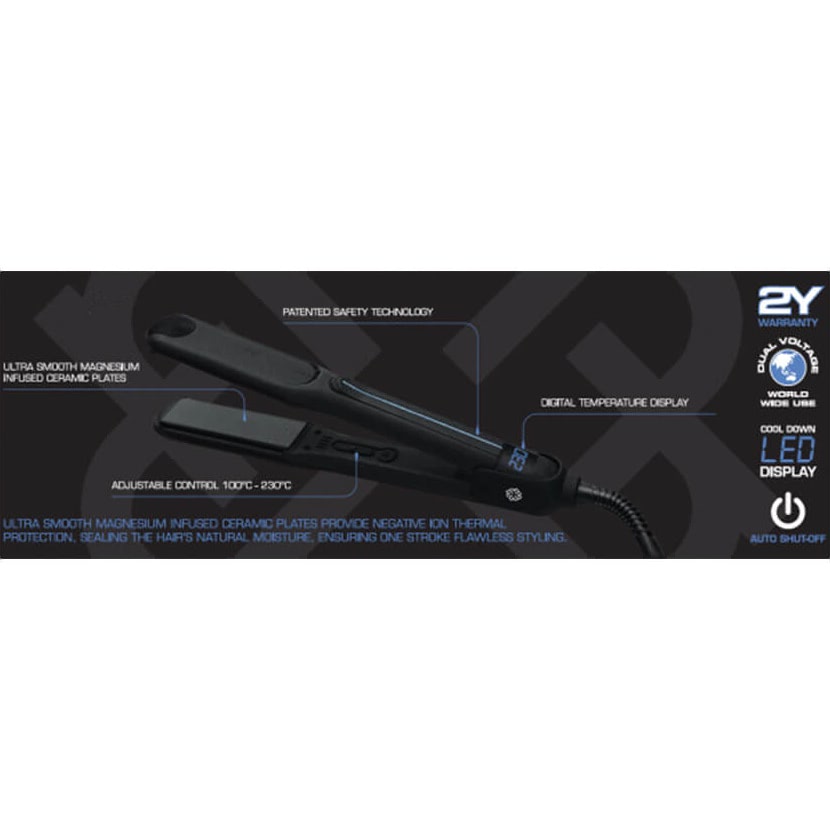 Magnesium Styling Iron Wide Plate