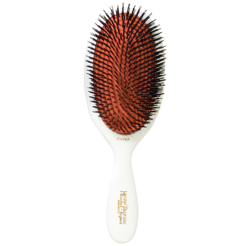 Large Extra Brush Pure Bristle Ivory