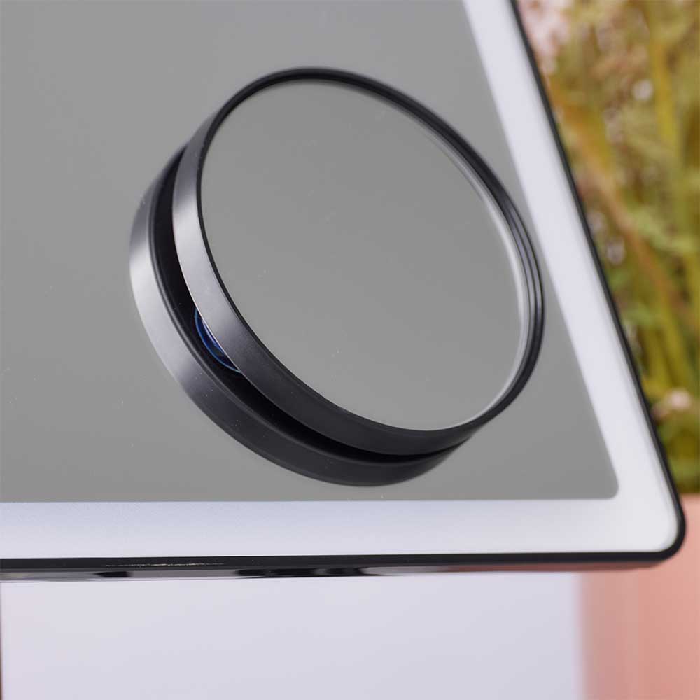 Radiance LED Beauty Mirror with Organiser - Black