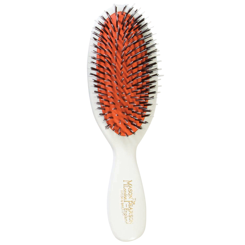 Pocket Brush Pure Bristle & Nylon Mix Ivory