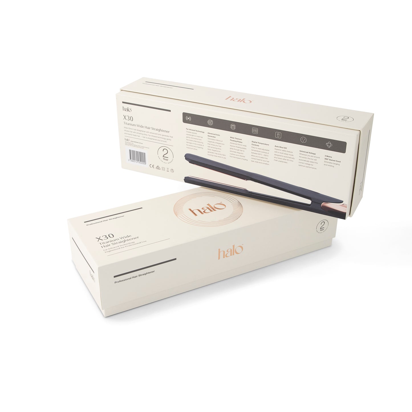 Halo X30 Titanium Wide Hair Straightener