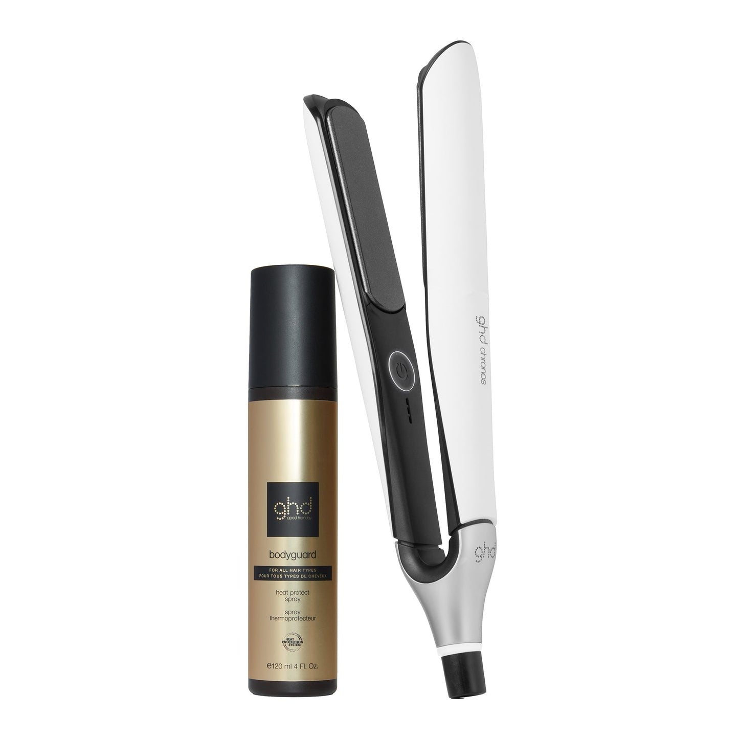 Chronos Ultra-Fast HD Hair Straightener in White