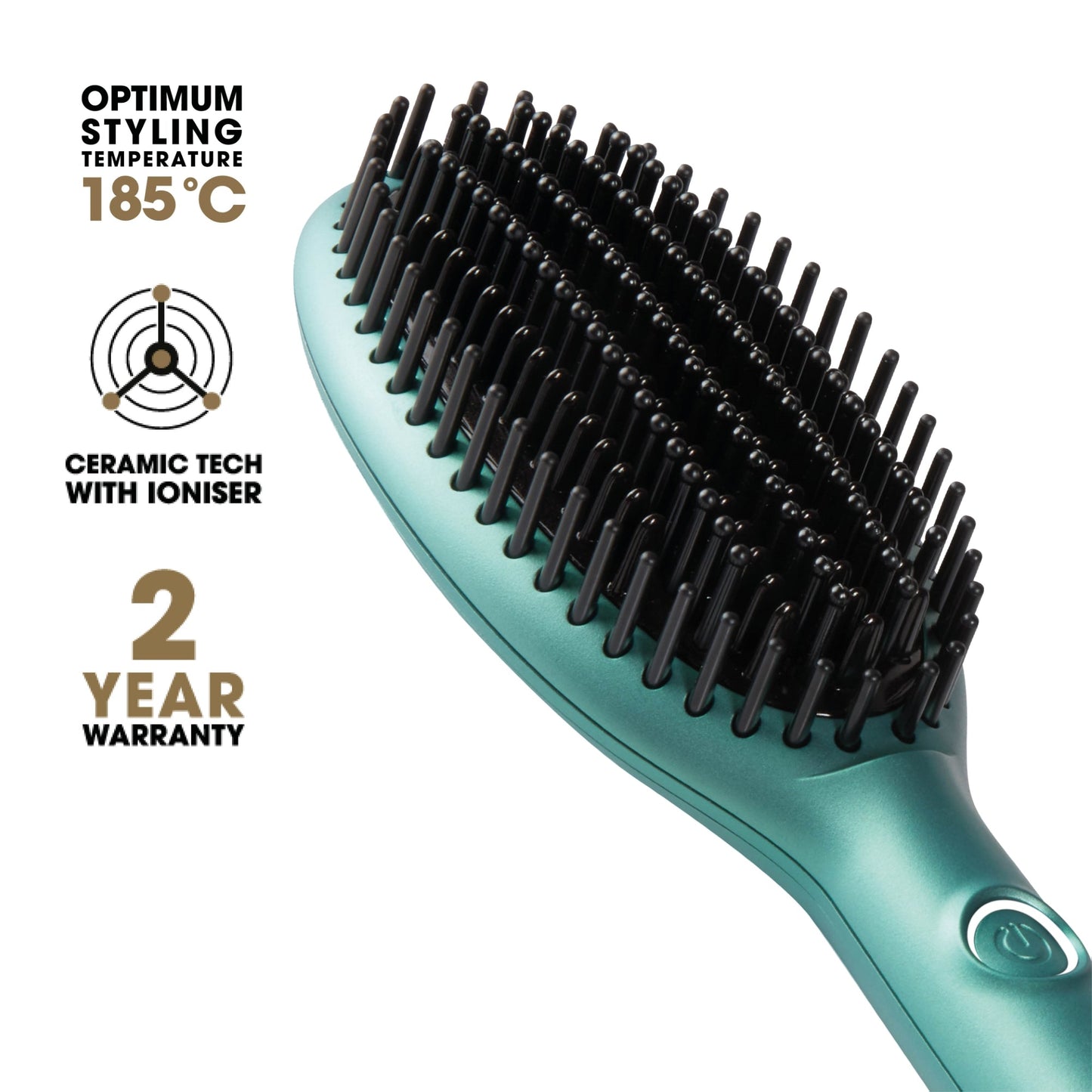 Glide Hot Brush Limited Edition in Alluring Jade