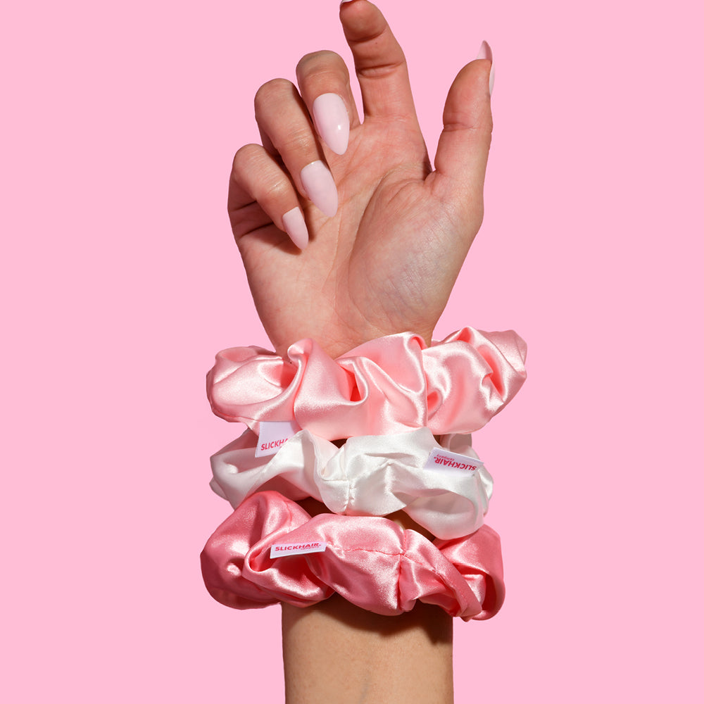 Silky Scrunchies Set 3 Pack