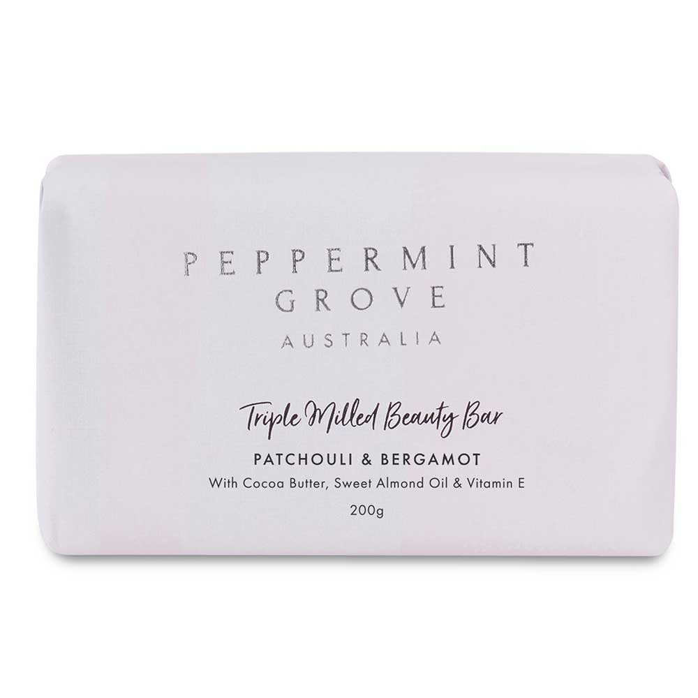 Patchouli & Bergamot - Beauty Bar 200g
