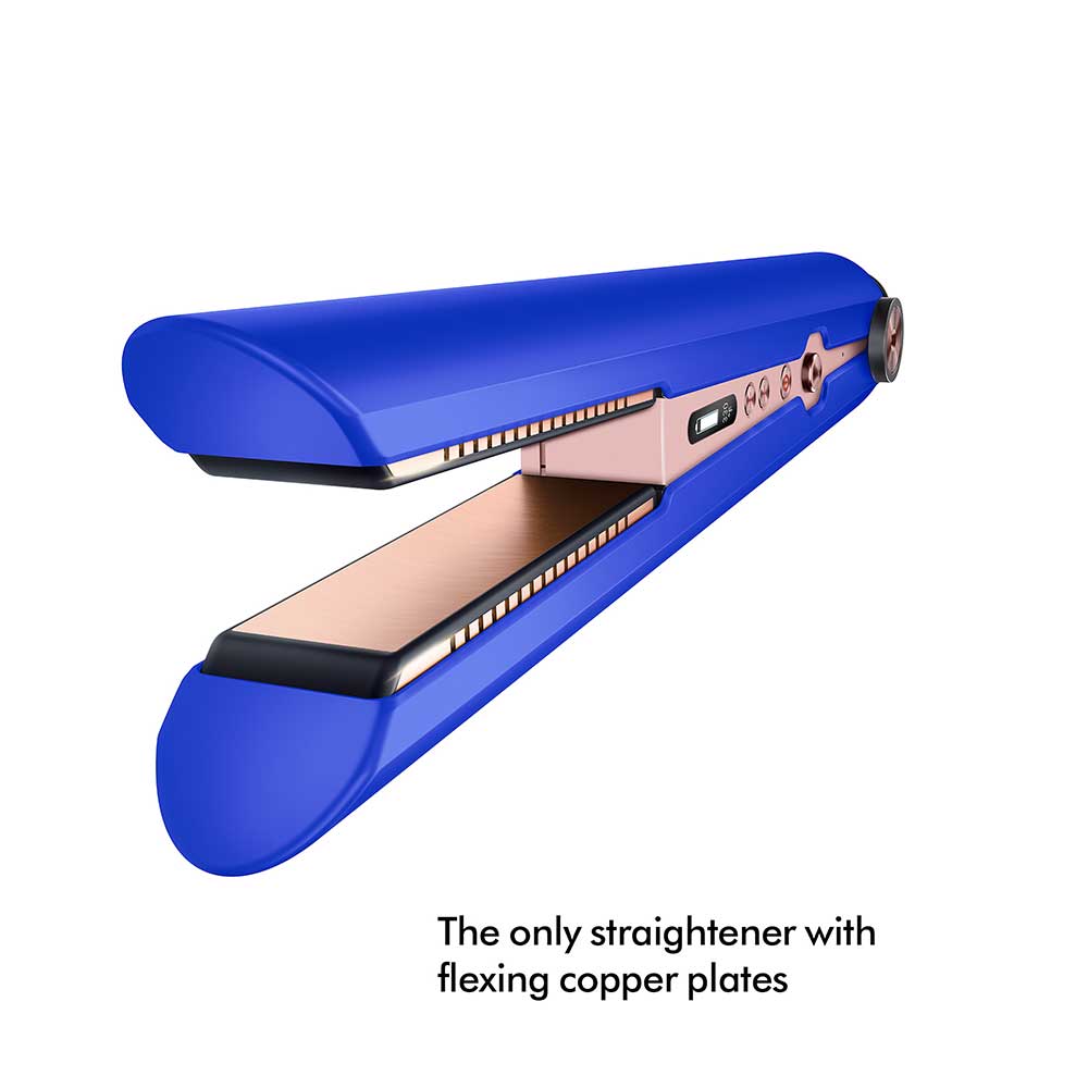 Corrale Cordless Straightener In Blue/Blush