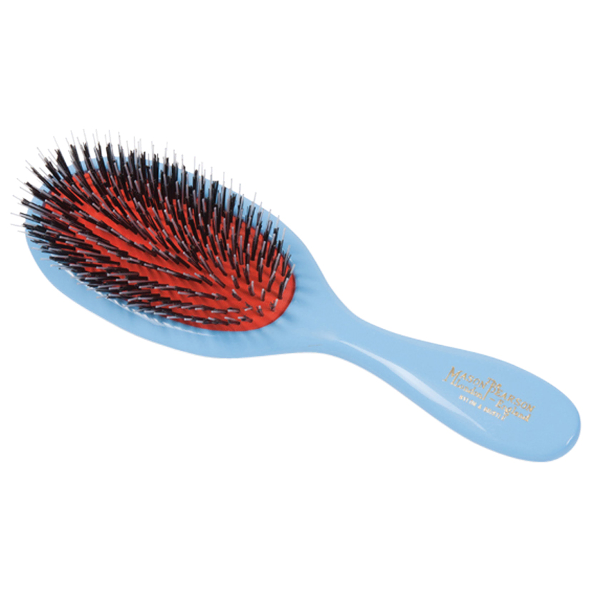 Handy Brush Pure Bristle & Nylon Mix Blue