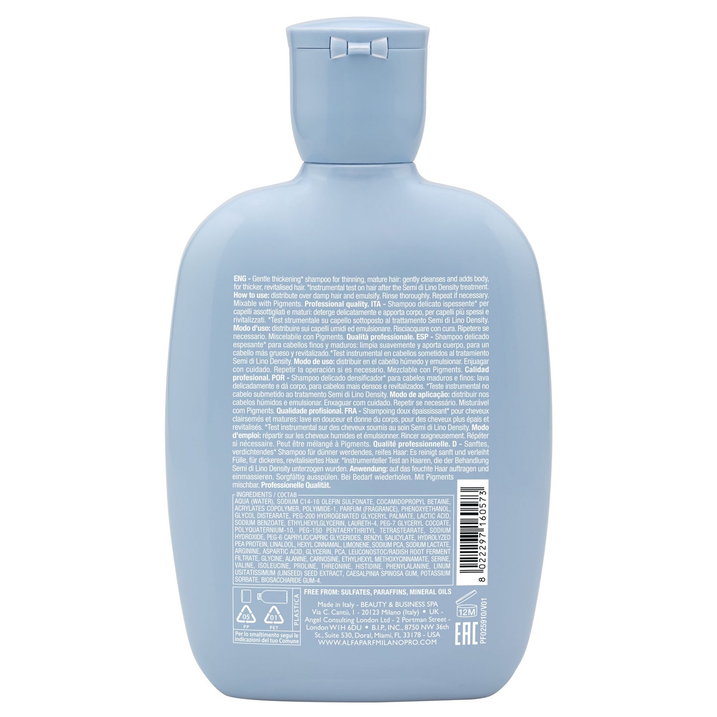 Semi di Lino Density Thickening Shampoo 250ml