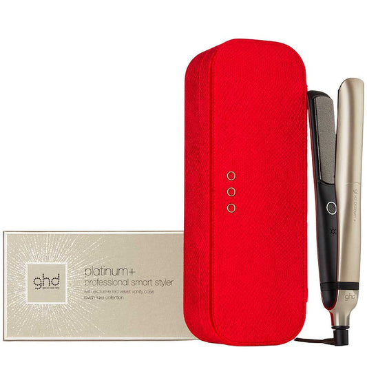 Grand-Luxe Platinum+ Hair Straightener in Champagne Gold