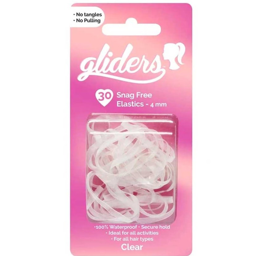 Snag Free Hair Elastics 30pc Clear