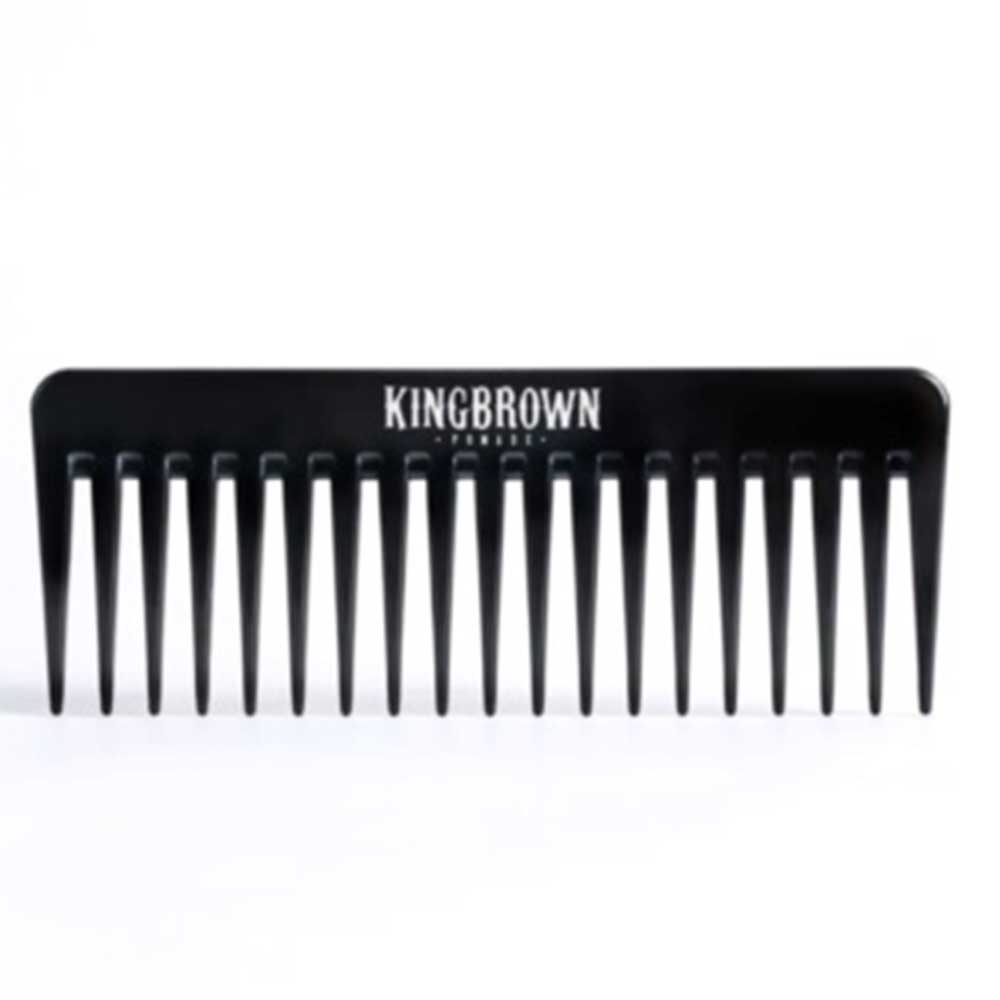 King Brown Texture Comb - Black