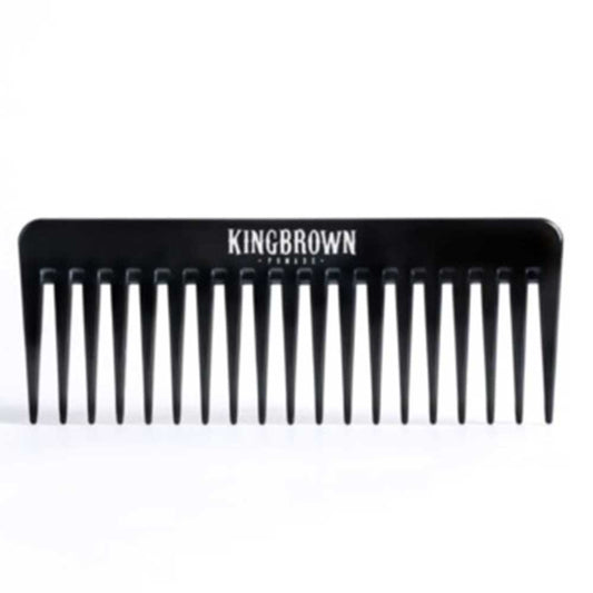 King Brown Texture Comb - Black