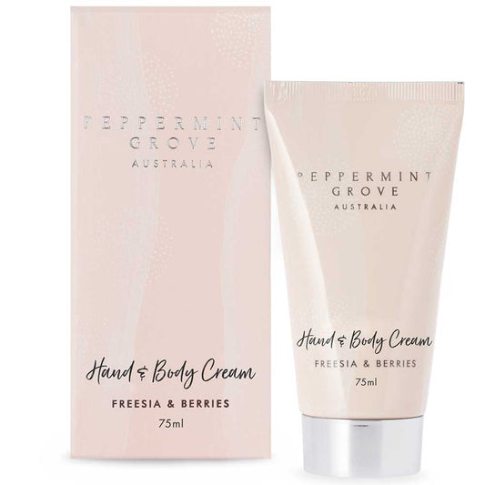 Peppermint Grove Freesia & Berries - Hand & Body Cream 75ml