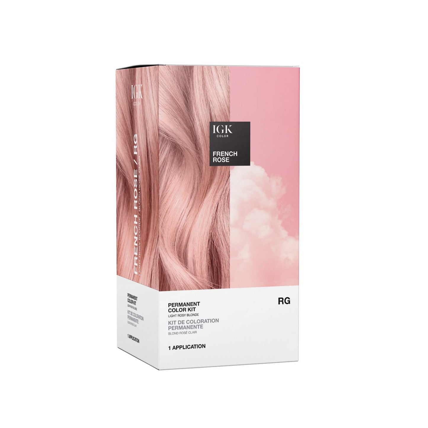 Permanent Color Kit French Rose- Light Rosy Blonde
