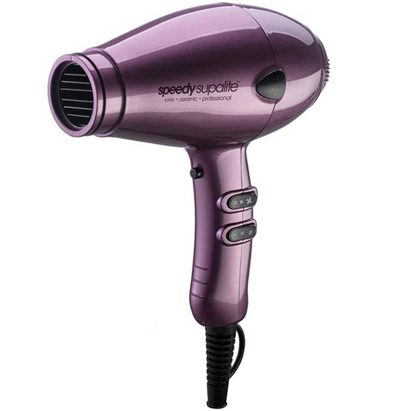 Supalite Dryer with Diffuser & Wet Dry Wonder Brush Black