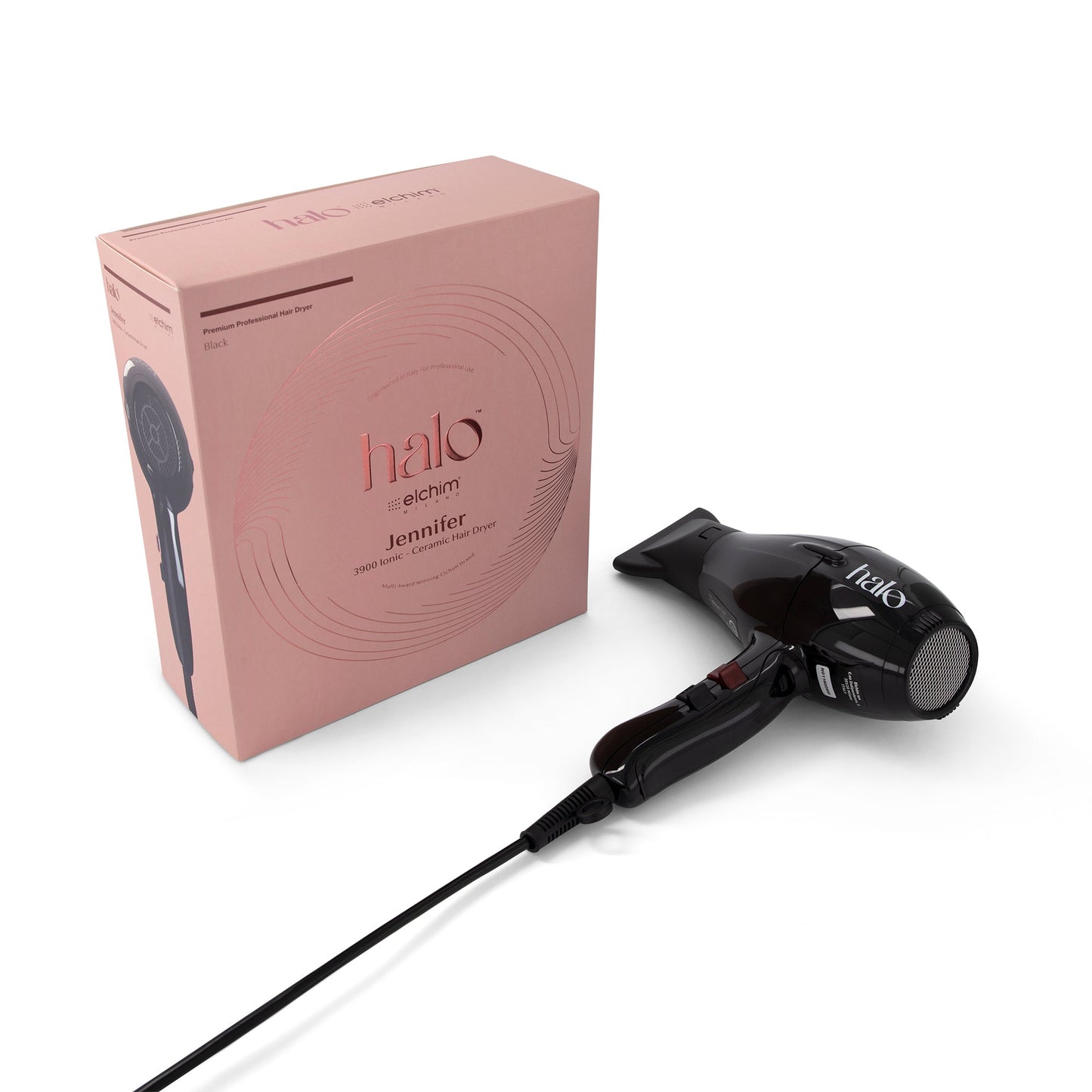 by Elchim Jennifer 3900 Ionic-Ceramic Hair Dryer - Black