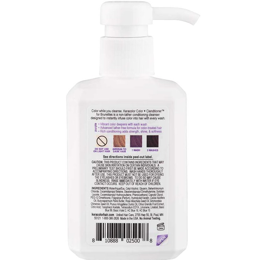 Colour + Clenditioner for Brunettes Purple 355ml