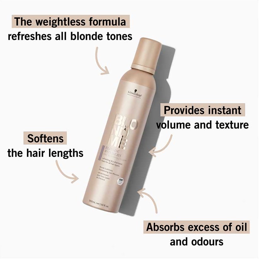 Blondme Blonde Wonder Dry Shampoo Foam 300ml