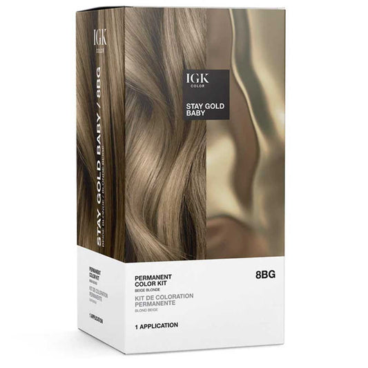 IGK Permanent Color Kit Stay Gold Baby- Beige Blonde