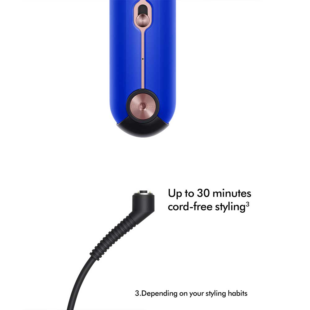 Corrale Cordless Straightener In Blue/Blush