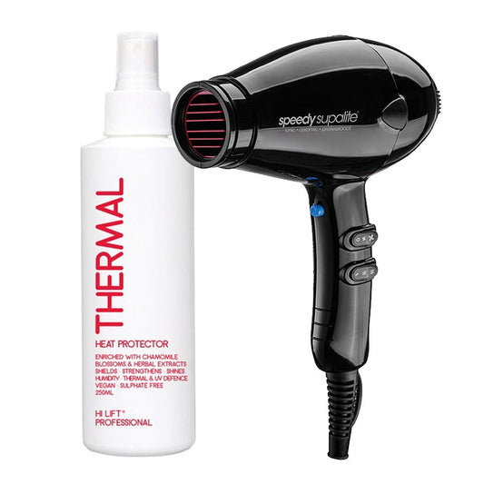 Supalite Dryer with Bonus Thermal Spray Heat Protector 250ml