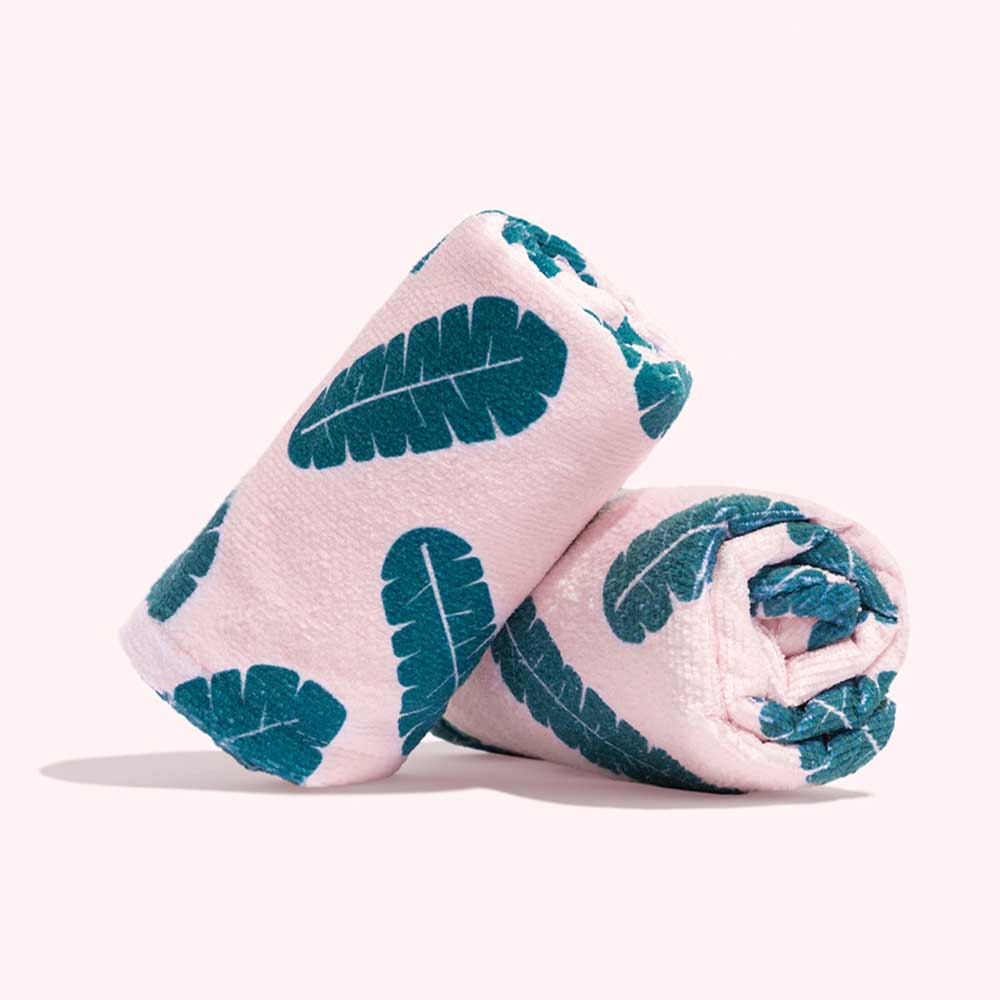 Microfibre Towel Wrap 1.0 (Leaf Print)