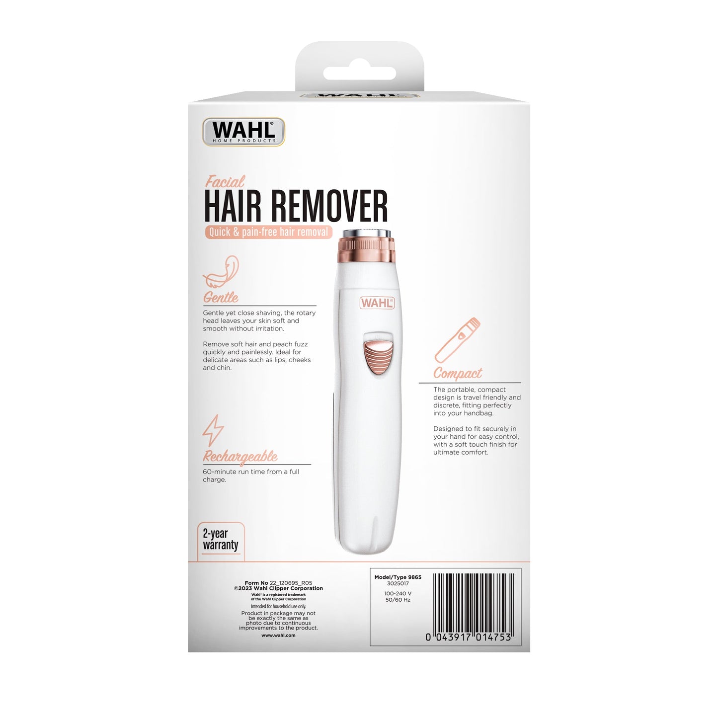 Rechargeable Facial Hair Remover
