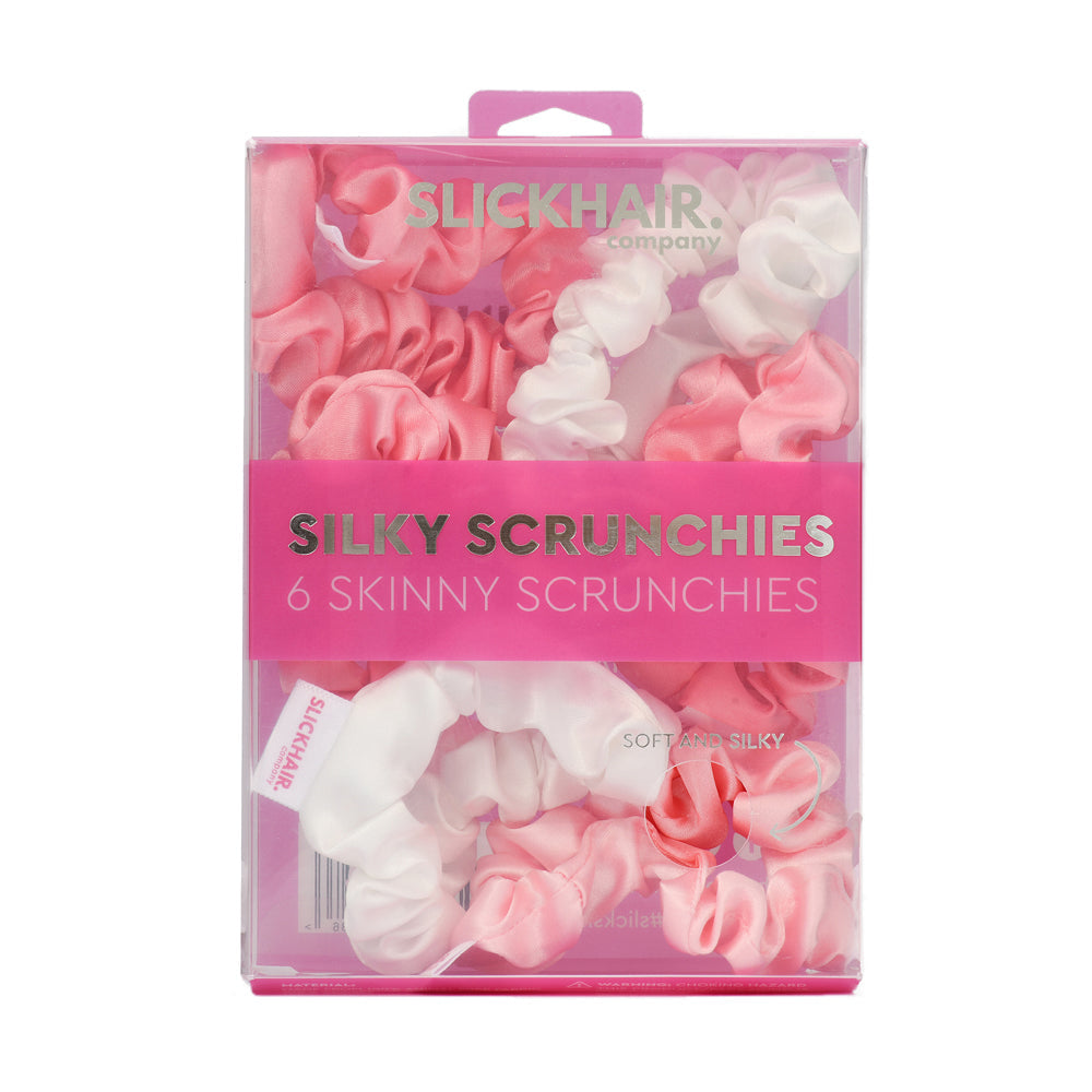 Skinny Silky Scrunchies Set 6 Pack