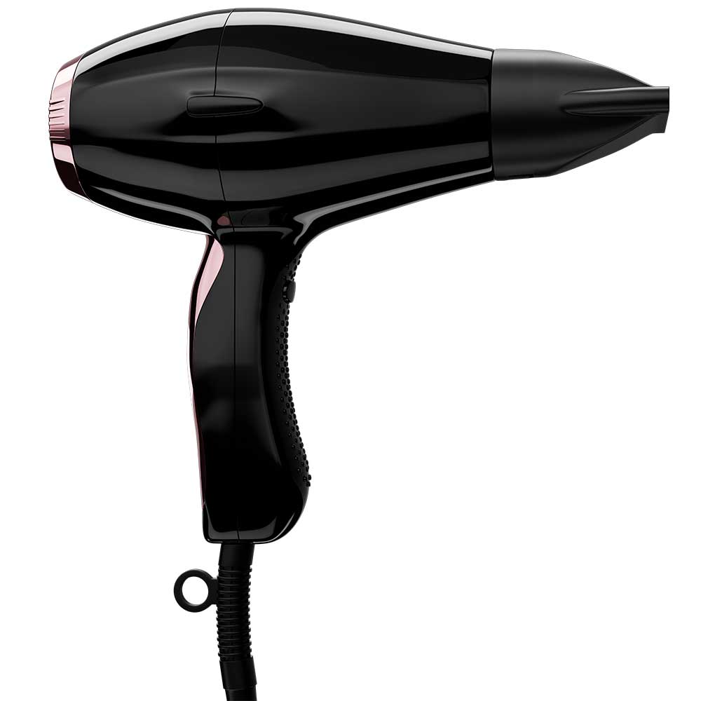 by Elchim Jennifer 3900 Ionic-Ceramic Hair Dryer - Black & Rose Gold