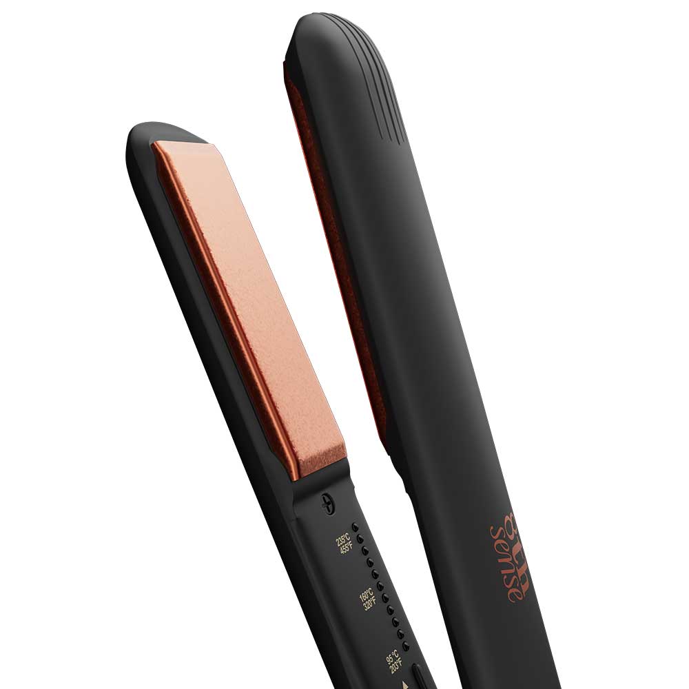 By Elchim 8th Sense Styler Titanium & Ceramic Hair Straightener - Black