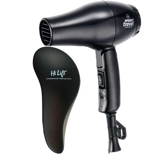 Travel Dryer with Hi Lift Detangle Brush