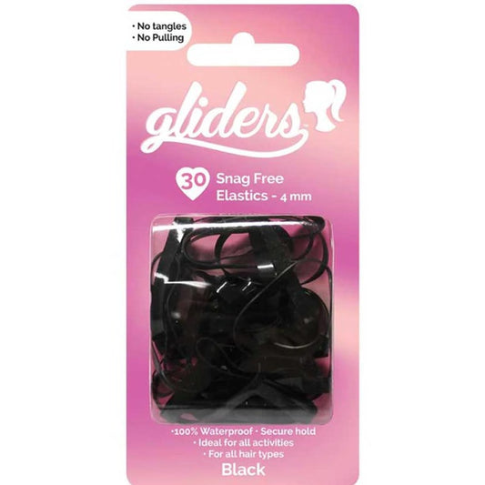 Snag Free Hair Elastics 30pc Black