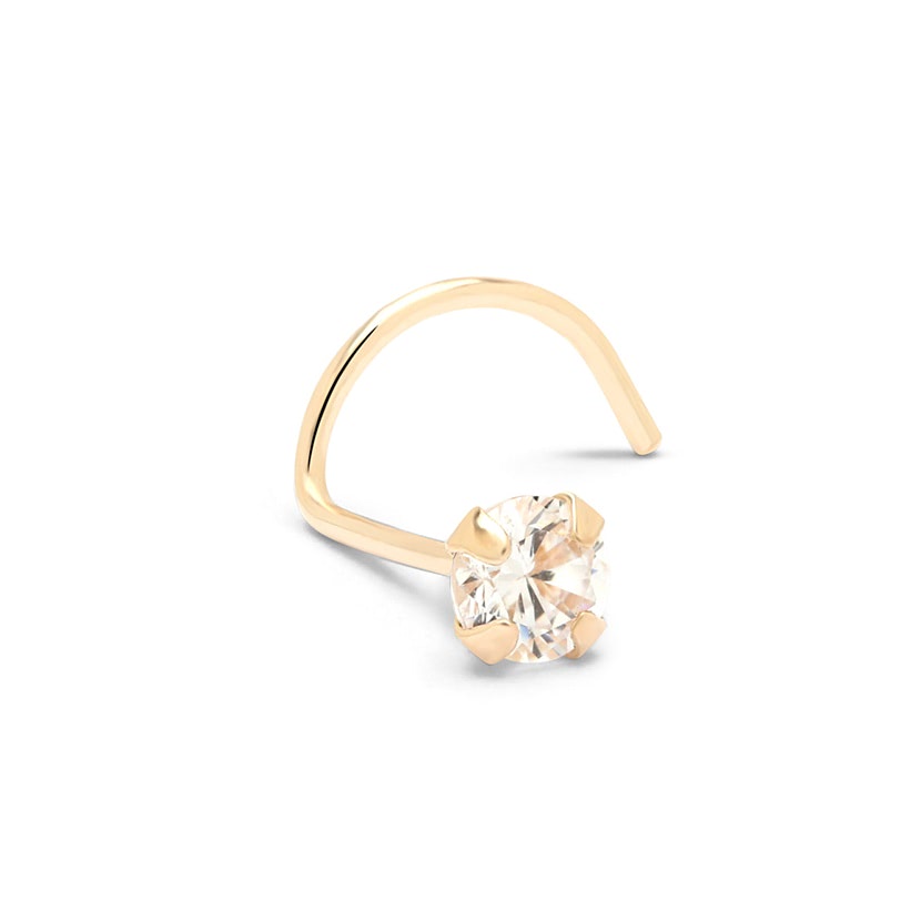 2mm Genuine Diamond Yellow Gold 14Kt