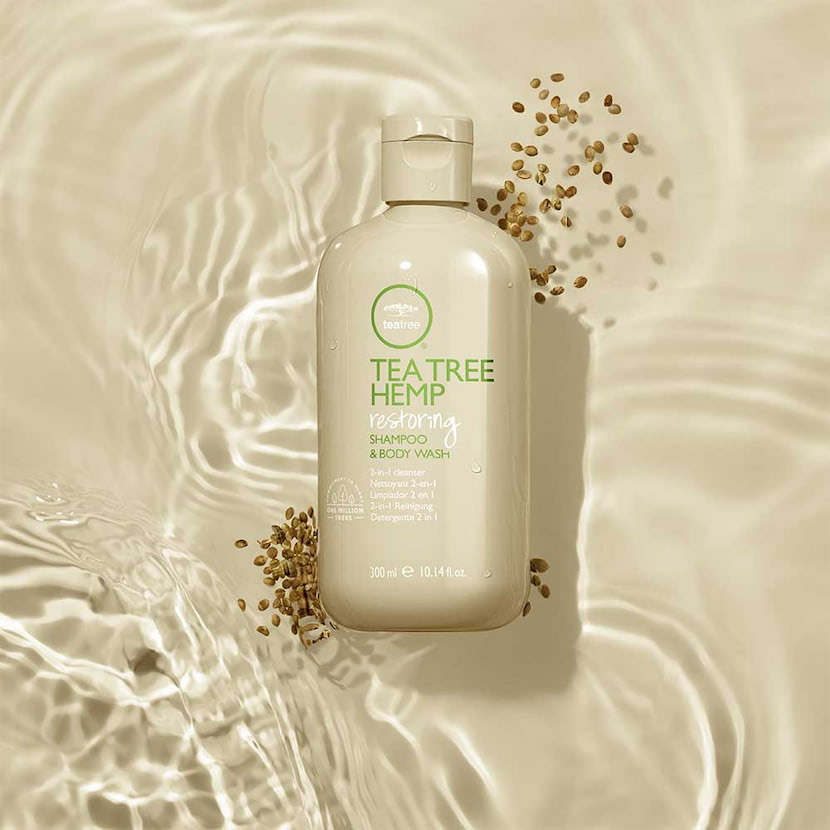 Tea Tree Hemp Restoring Shampoo and Body Wash 300ml