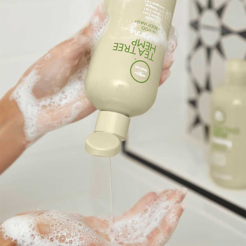 Tea Tree Hemp Restoring Shampoo and Body Wash 300ml